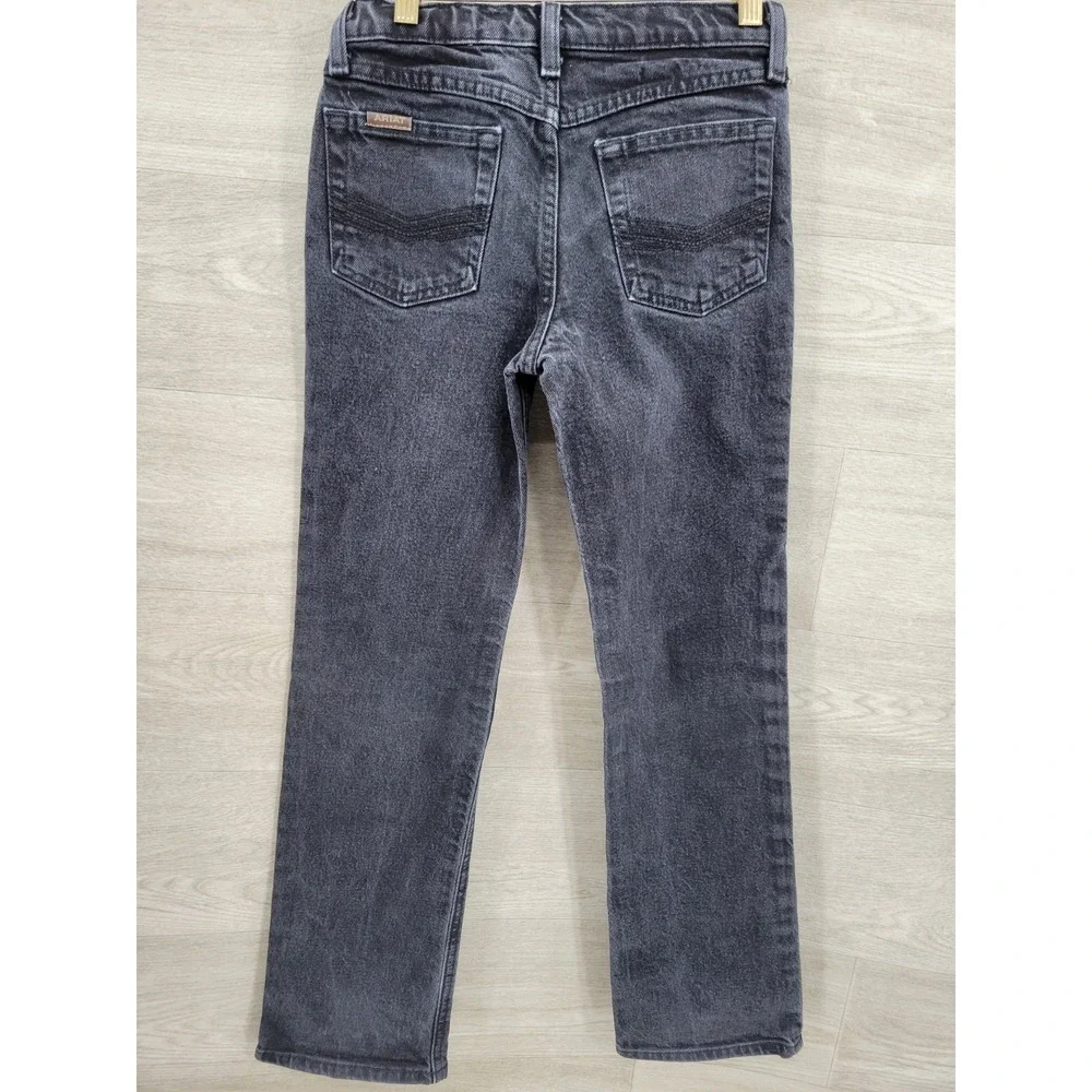 Ariat B5 Slim Jeans Boys 12 Dark Wash Denim Western Riding Pants Kids Casual